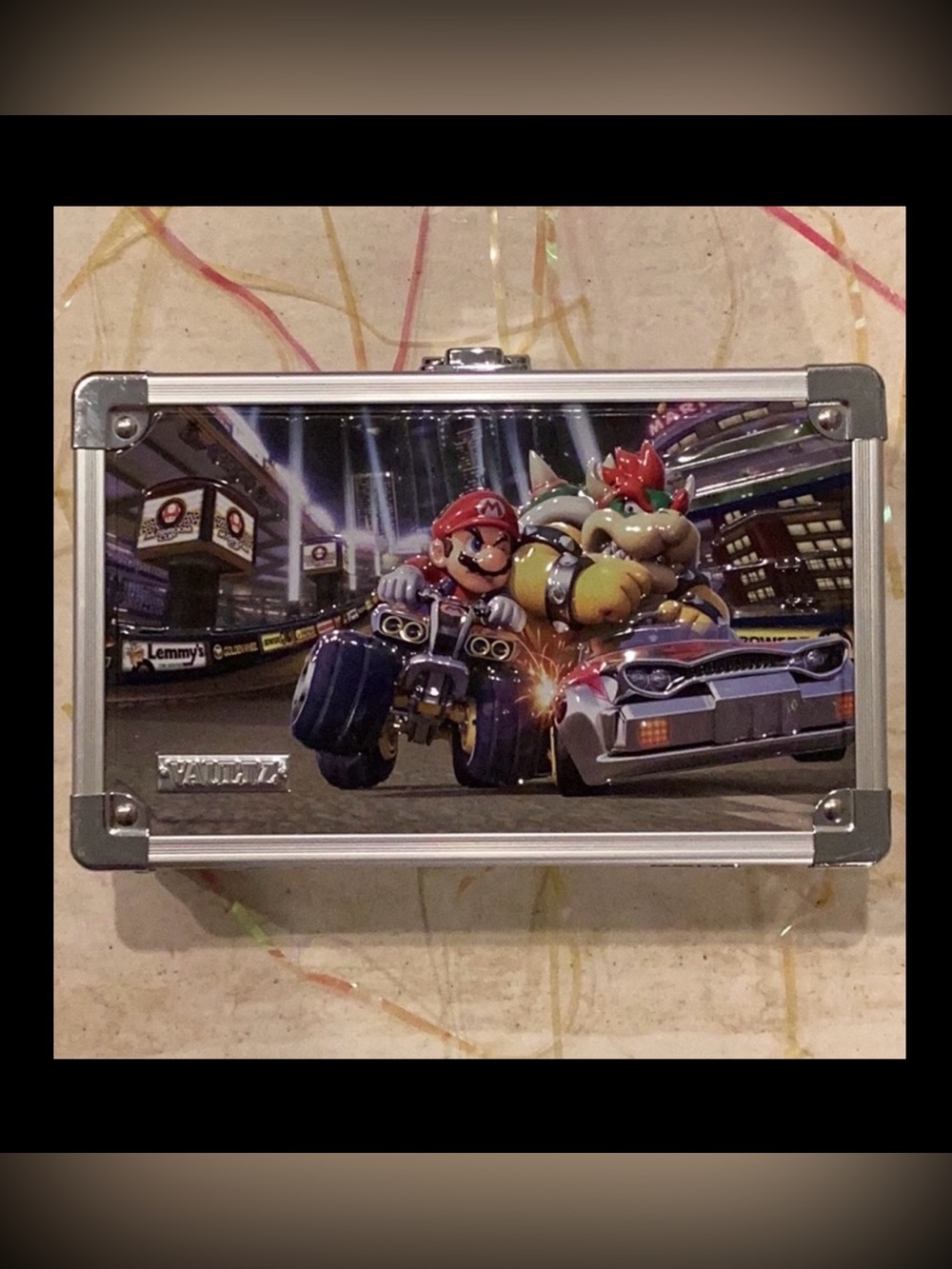 Vaultz Mario Kart Box Bowser Supply Box Embossed Case Storage
